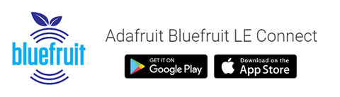 l'application Adafruit Bluefruit LE Connect